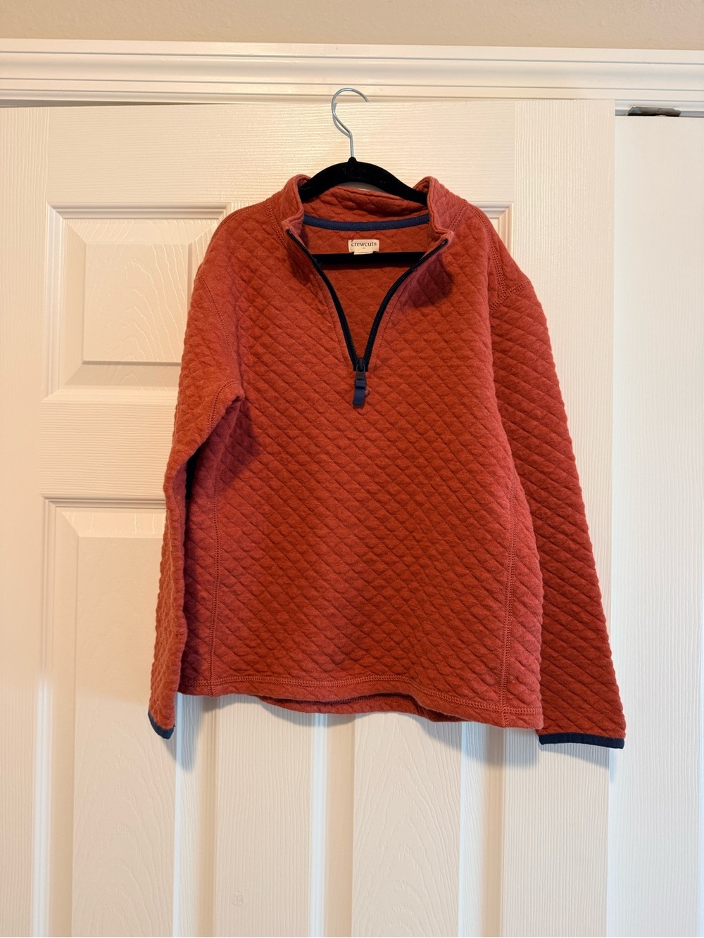 Crewcuts Quilted Half-Zip Sweater